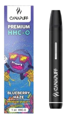 CanaPuff Blueberry Haze 96 % HHCO - Vape olovka za jednokratnu upotrebu, 1 ml