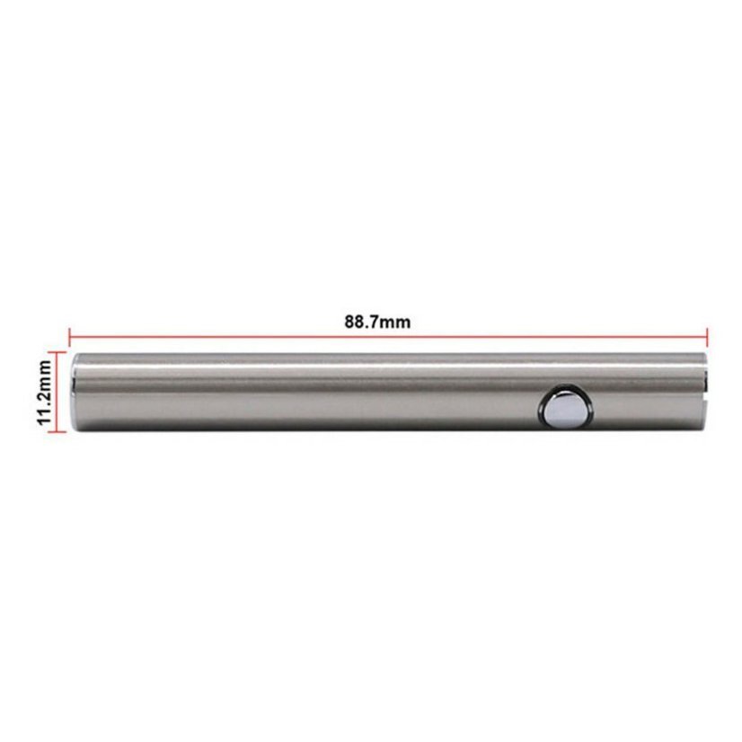 Bateria do kartuszy CBD, 380 mAh, gwint 510, ładowarka USB, Srebrna, 25 szt. - 10 000 szt.