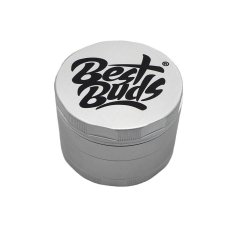 Best Buds Мигхти Алуминиум Гриндер Силвер, 4 дела, 60 мм