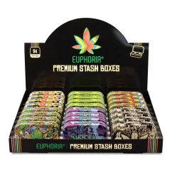 Euphoria Premium Stash Boxes, BOX/24 pcs