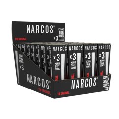 Narcos Кинг Сизе Цонес Вхите Едитион 109 мм, Дисплаи Бок 32 ком