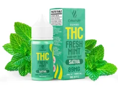 CanaPuff Liquido THC+ Fresh Mint, 89 mg, 30 ml