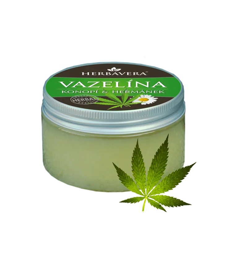 Herbavera kaņepju vazelīns ar kumelītēm 100 ml - 6 gabalu iepakojums, 600 ml