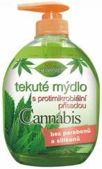 Bione Cannabis Flüssighandseife mit antibakteriellem Wirkstoff, 300 ml