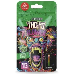 Euphoria THCPO Flowers Green Crack, THCPO 20 %, 1 g