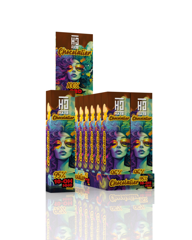 Heavens Haze 10-OH-HHC šokolādes iedarbīgums, 10-OH-HHC 95%, 35 g