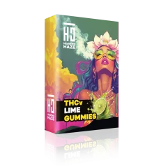 Heavens Haze Żelki THCV o smaku limonki, 5 szt. – 15 mg THCV + 5 mg CBN, 22,5 g