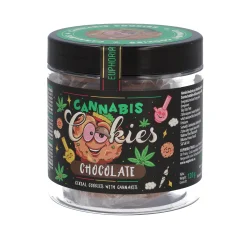 Euphoria Cannabis Cookies Chocolate, 120 g, 12 pcs, display