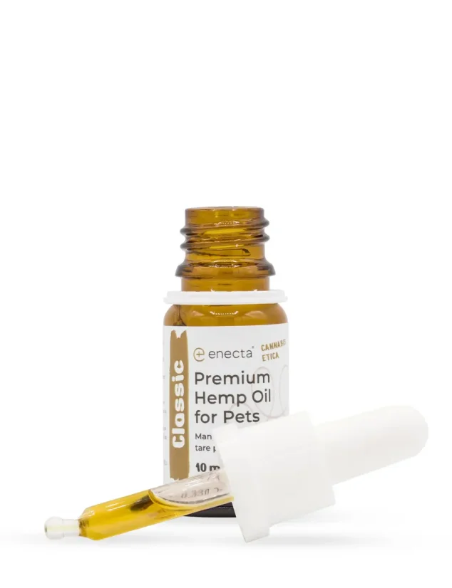 Enecta CBD eļļa mājdzīvniekiem 5%, 500 mg, 10 ml