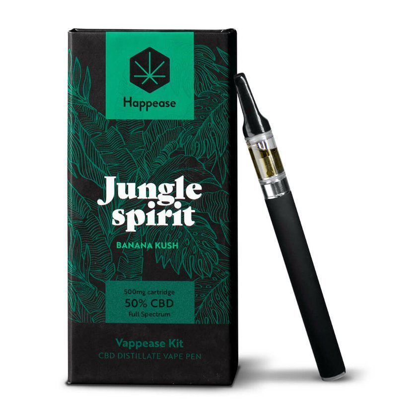happease vape pen Happease® Silver Line 85% Cannabinoids CBD-CBG-CBN Lemon Tree Kit main image 0