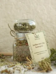 Хороша конопляна сіль з гострими коноплями, у пляшці 50 г