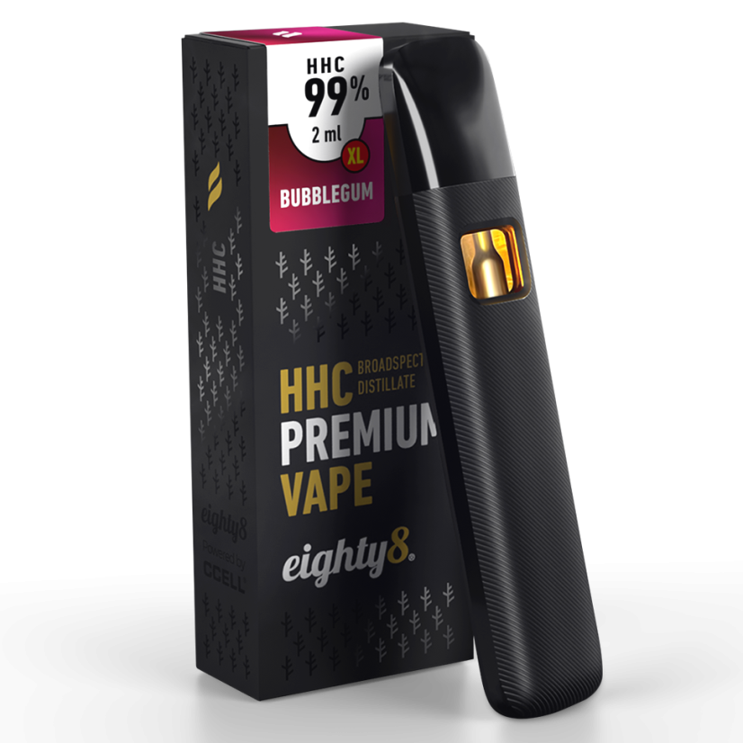 Eighty8 HHC Vape Guma balonowa, 99% HHC, 2 ml