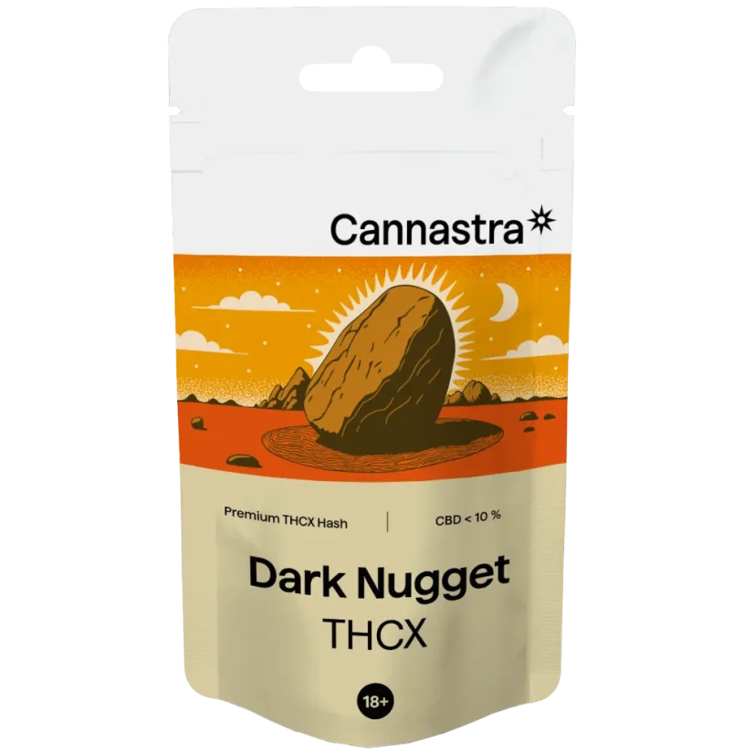 Cannastra THCX Hash Dark Nugget, 1g – 100g