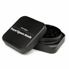Royal Queen Seeds Metal Squared Grinder, 2 parts, 55 mm