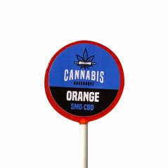 Cannabis Bakehouse CBD Lollypop - Orange, 5mg CBD, 10 g