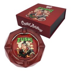 Best Buds Кристална пепељара са кутијом за поклон Зусхи