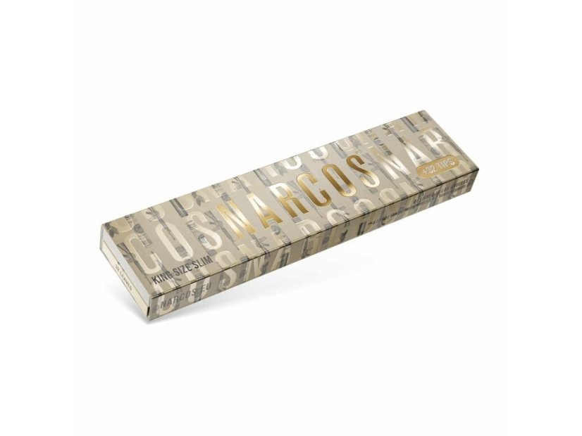 Narcos Limited Edition King Size Slim Rolling Papers + Tips, Display box 24 pcs