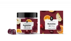 Hemnia CBD Veganské gummies, ovocný mix, 750 mg CBD, 30 ks x 25 mg, 90 g