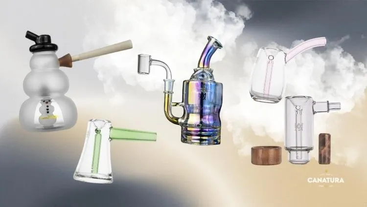 MJ Arsenal glass bubblers and mini dab rigs
